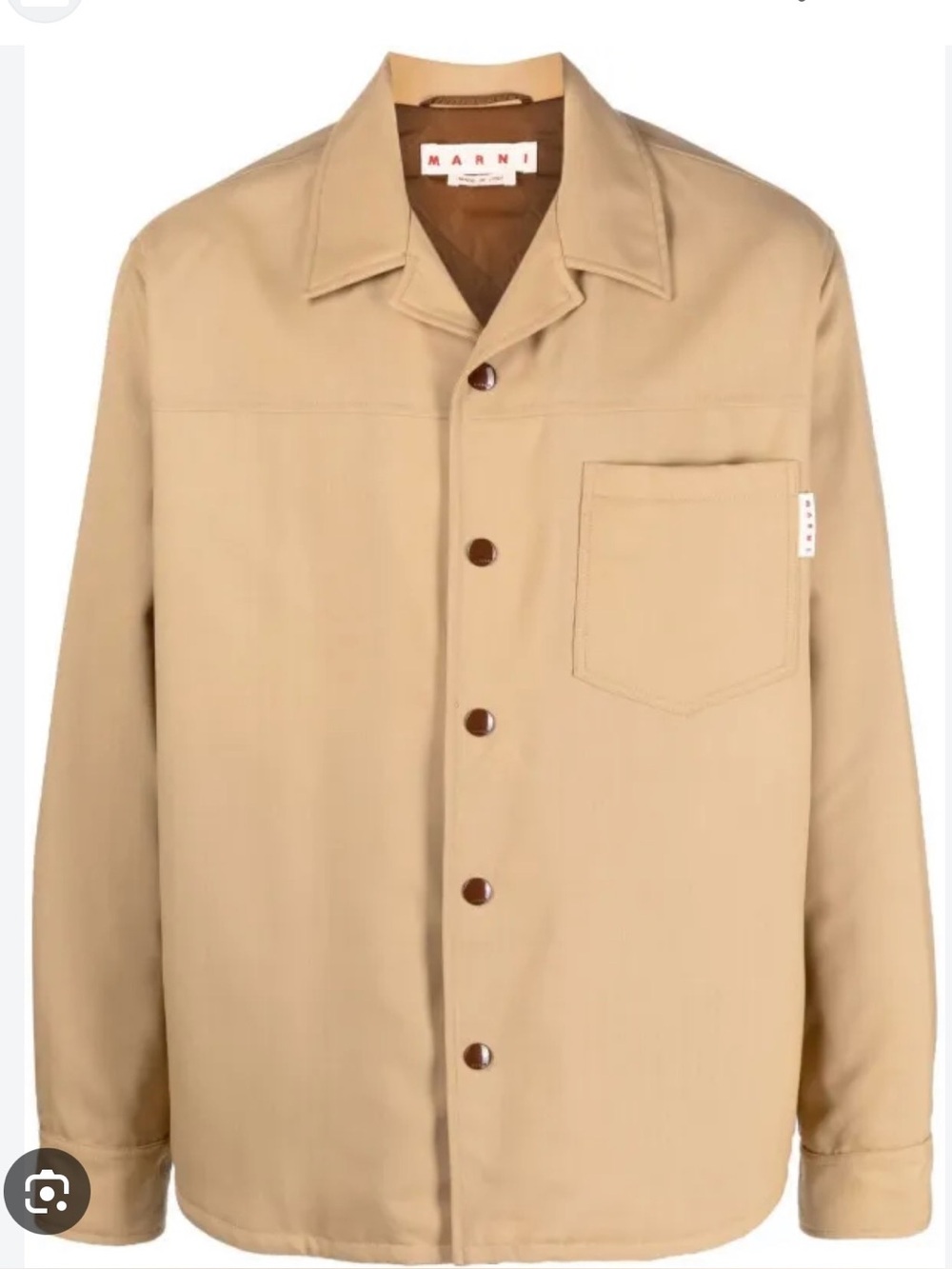 Marni men’s shirt jacket. Size 52